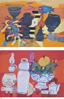 Dang Xuan Hoa - (I) Man\'S Things With Cigarette (Ii) Man\'S Things With Fruit