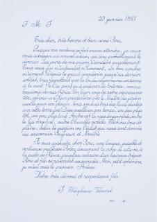 Danh Vo - Last letter of Saint Théophane Venard to his father before he was decapitated copied by Phung Vo.