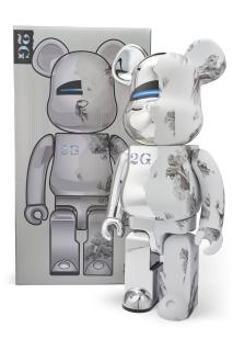 Daniel Arsham - 1000% Be@Rbrick (Silver)