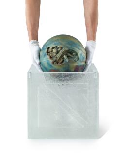 Daniel Arsham - Bronze Eroded Basketball