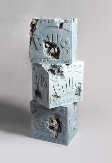 Daniel Arsham - Eroded Brillo Boxes
