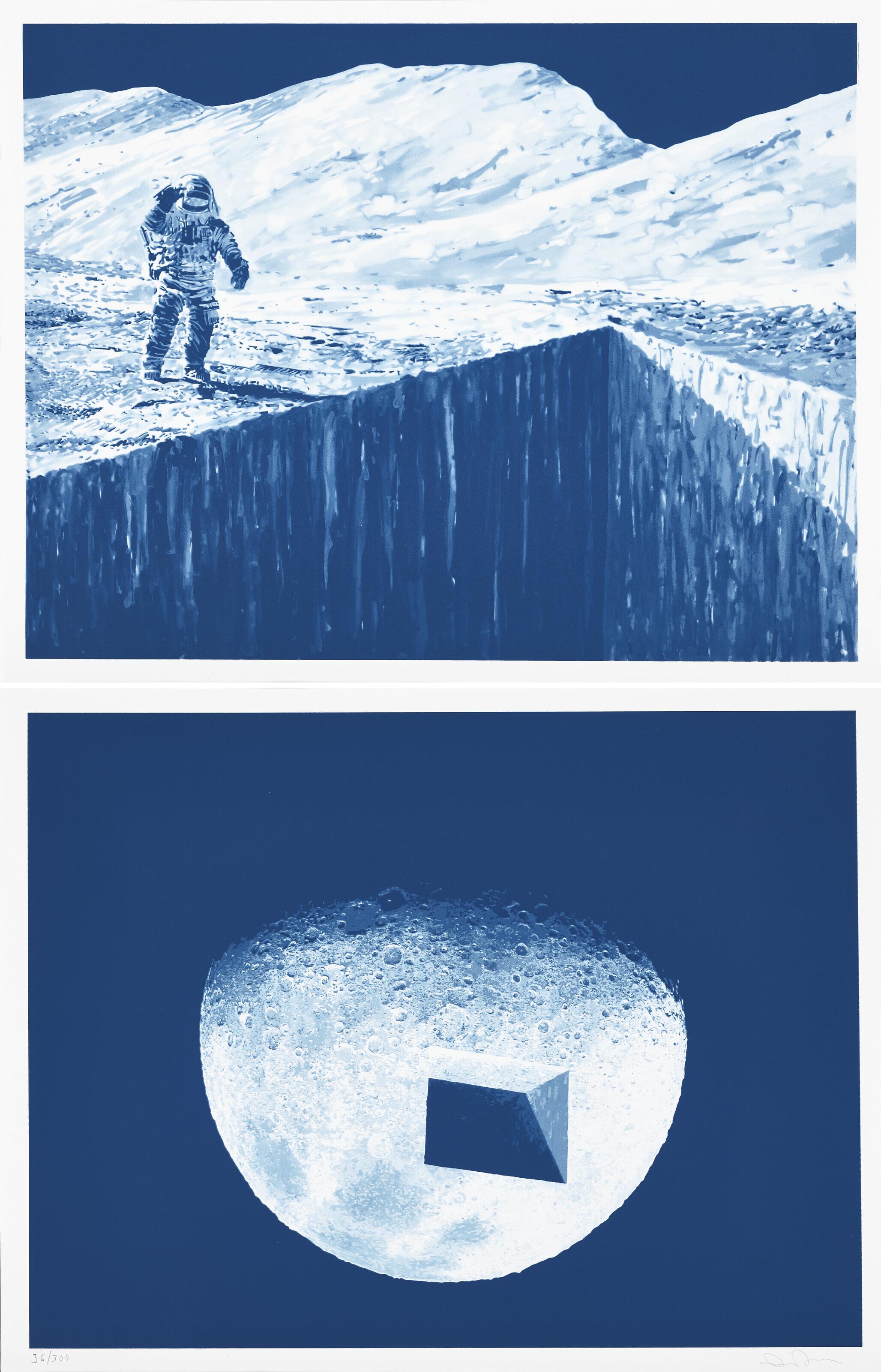 Daniel Arsham - Lunar Prints (Deep Wall & Square Out of the Moon)