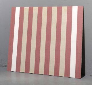 Daniel Buren - Acrylique sur tissu recto-verso