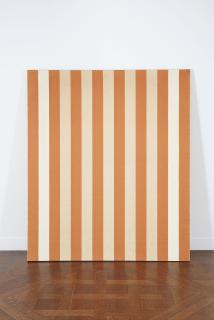 Daniel Buren - Peinture acrylique sur tissu rayé