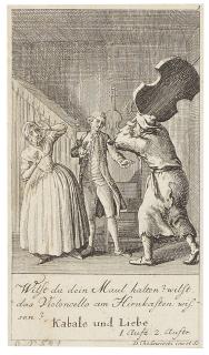 Daniel Chodowiecki - 12 Bll.: Illustrationen zu Schillers Drama \