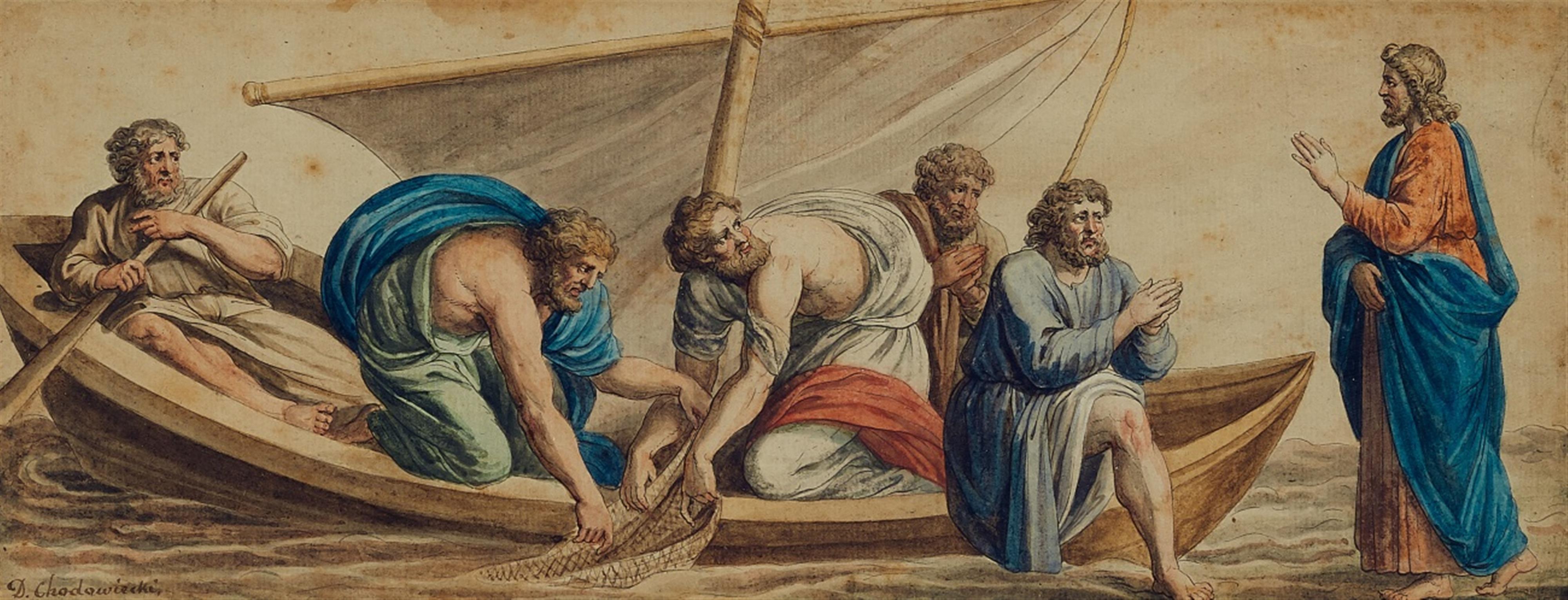 Daniel Chodowiecki - Berufung des Heiligen Petrus