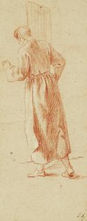 Daniel Chodowiecki - Studie eines stehenden Mannes in Rückenansicht
