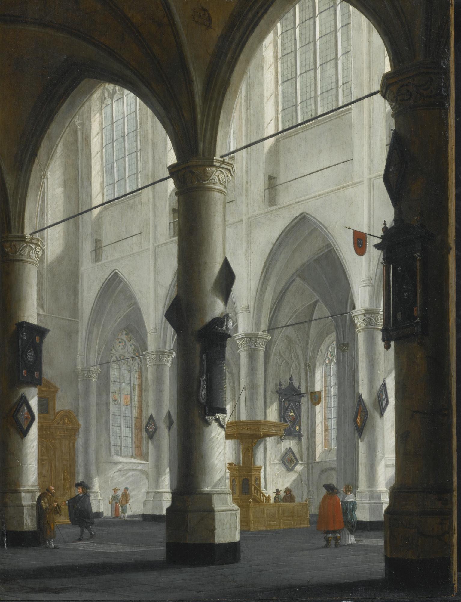 Daniel De Blieck - Interior Of The Laurenskerk, Rotterdam