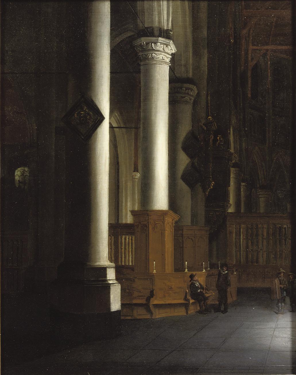 Daniel De Blieck - The interior of the \'Laurenskerk\', Rotterdam