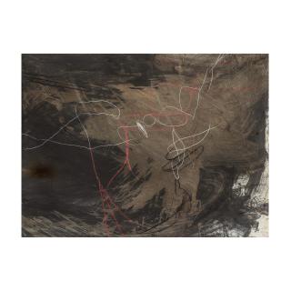 Daniel Dezeuze - Sans titre (deux œuvres) Série Lascaux