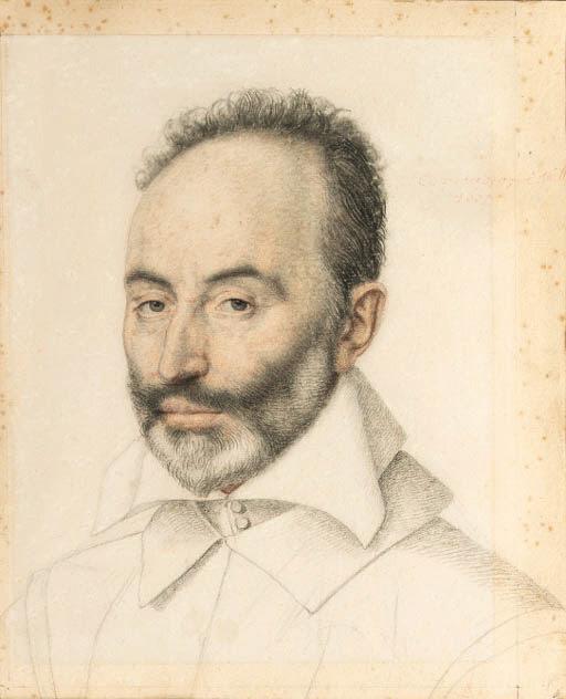Daniel Dumonstier - Portrait of a bearded man, bust-length