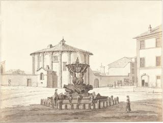 Daniel Dupré - Tempel des Herkules Victor in Rom.