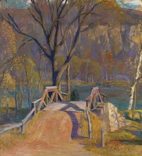 Daniel Garber - Canal Bridge, Smithtown