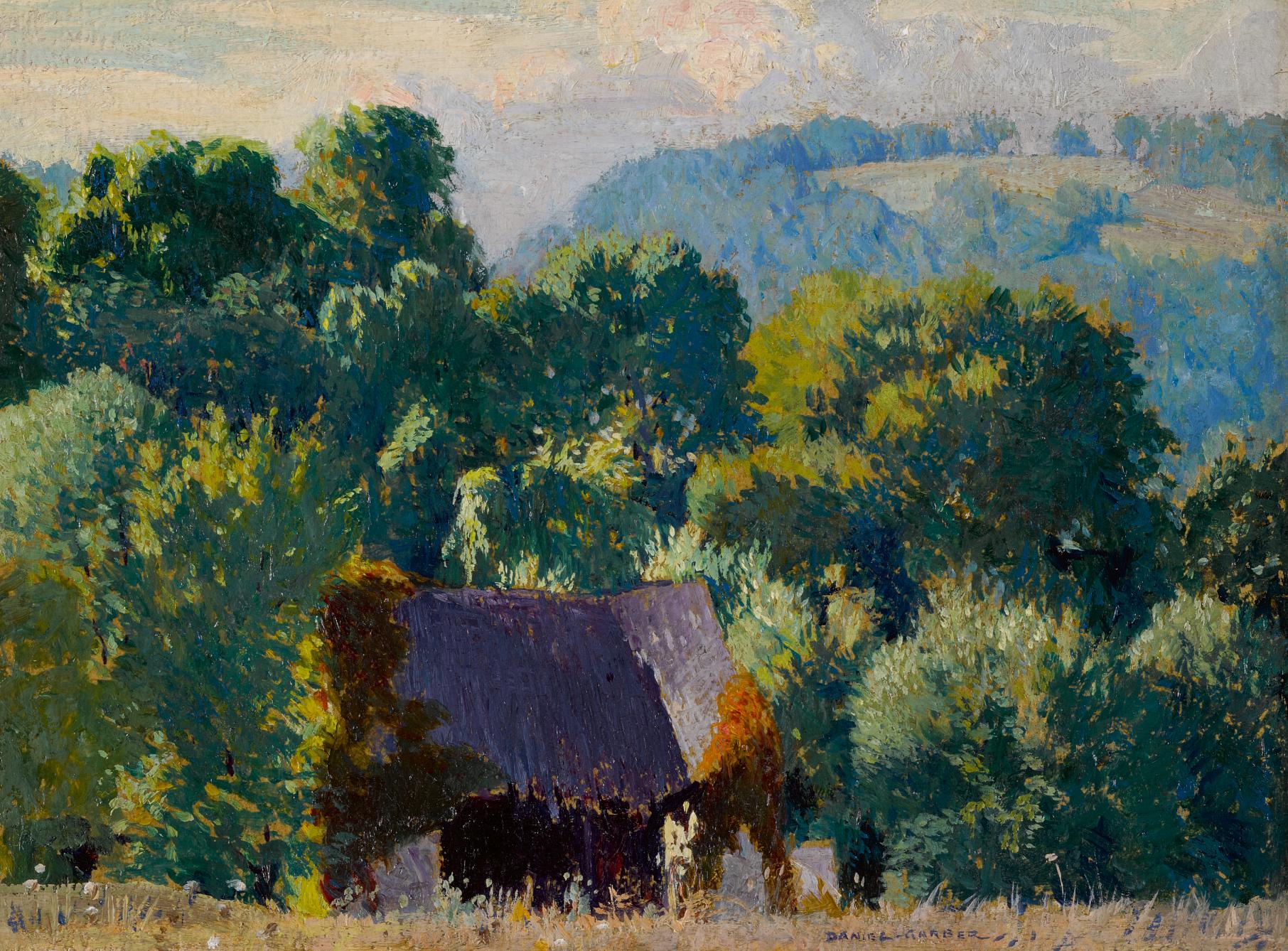 Daniel Garber - Landscape—Sketch