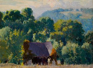 Daniel Garber - Landscape—Sketch