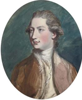 Daniel Gardner, A.R.A. - Portrait of a gentleman, bust-length, in a red coat