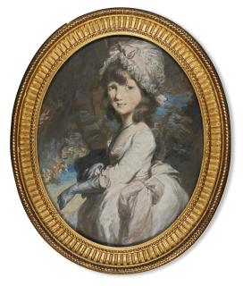 Daniel Gardner - Portrait Of Caroline Rumbold, Later Mrs Adolphe-Lazare De St Clair (1786-1848)