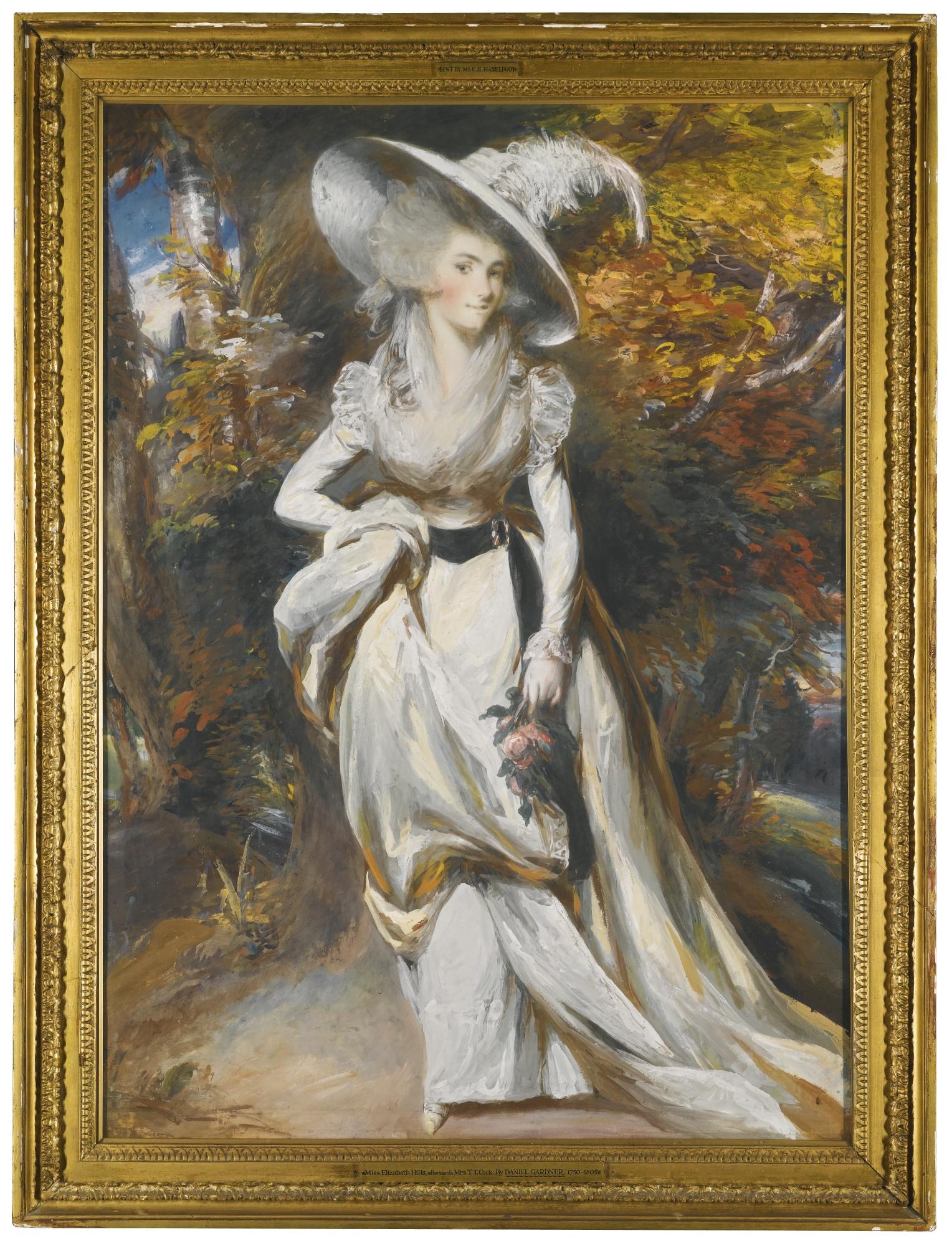 Daniel Gardner - Portrait Of Elizabeth Hills, Later Mrs Thomas Theophilus Cock And Mrs Rand (1765-1853) 