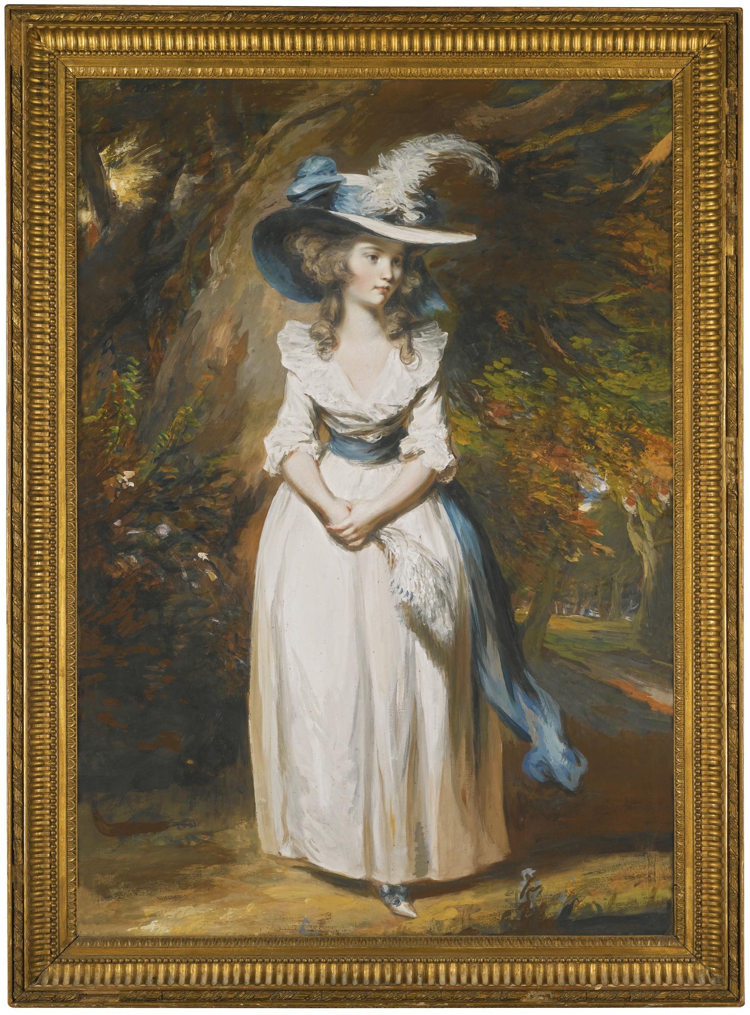 Daniel Gardner - Portrait Of Mary Whitbread, Later Lady Grey (1770-1858)