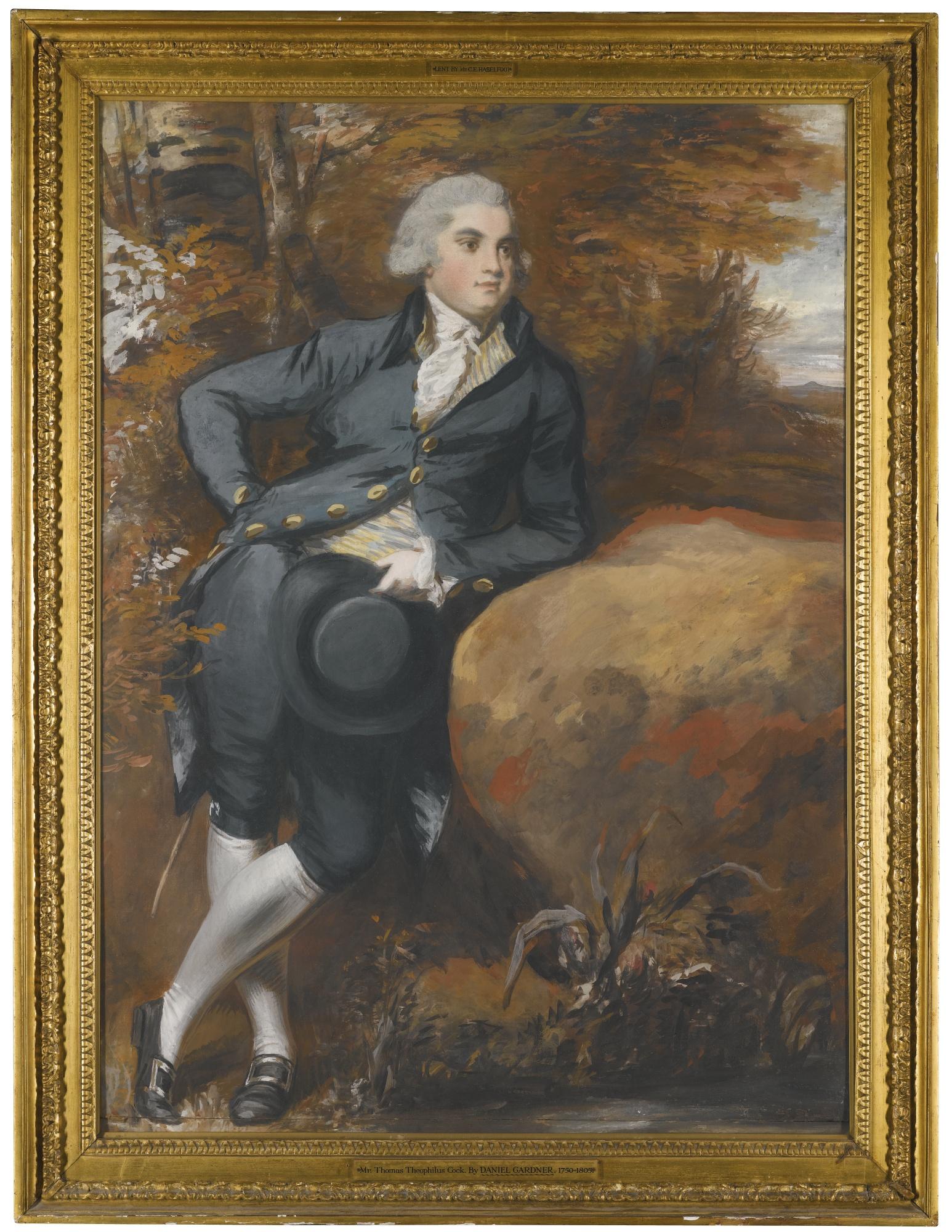 Daniel Gardner - Portrait Of Thomas Theophilus Cock (1754-1811)