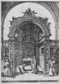 Daniel Hopfer - Christus und die Ehebrecherin.