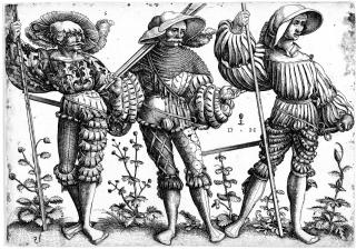 Daniel Hopfer - Drei Landsknechte I.