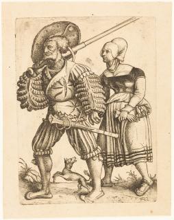 Daniel Hopfer - Ein Landsknecht mit seiner Frau II