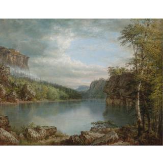 Daniel Huntington - Lake Mohonk Landscape
