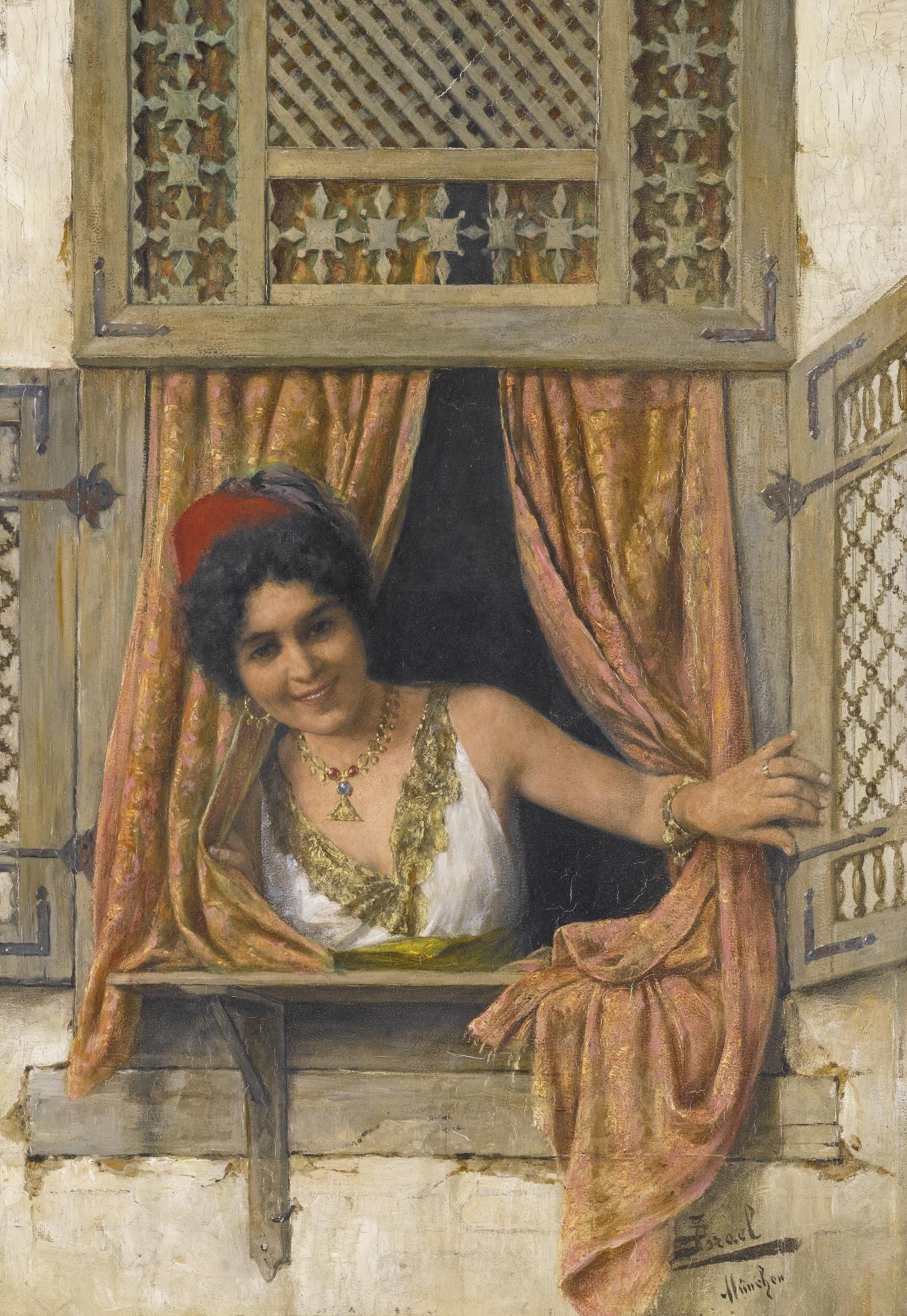 Daniel Israel - Austrian woman At A Window