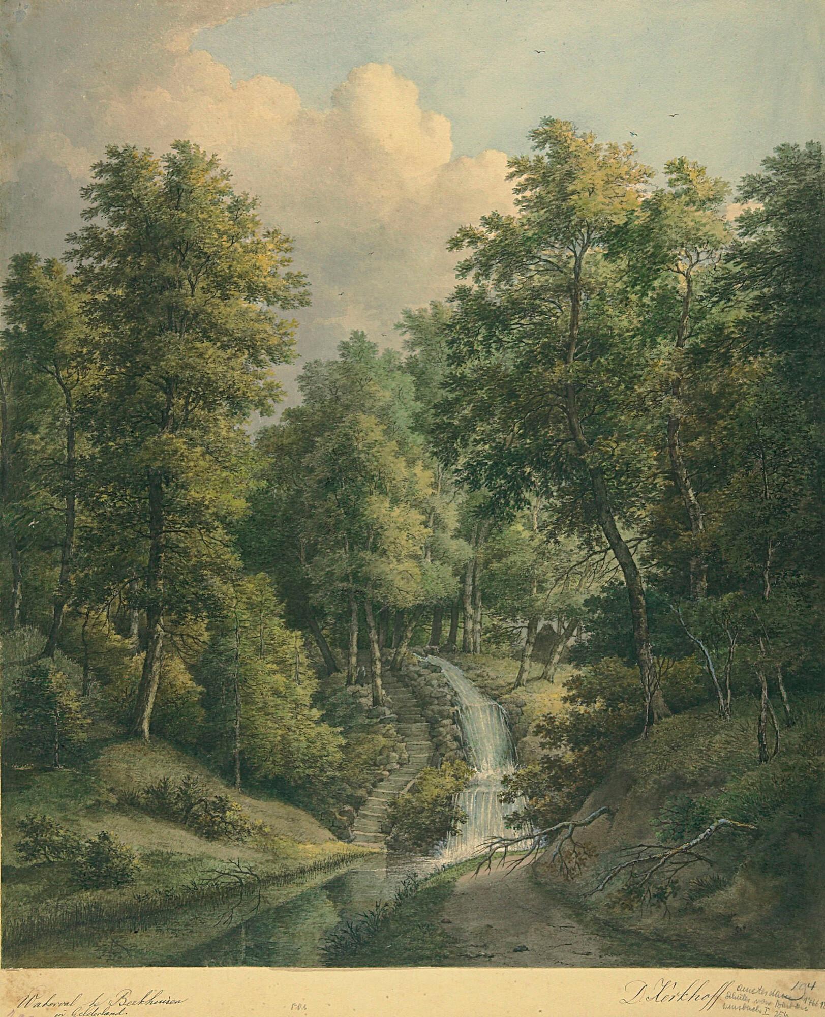 Daniel Kerkhoff - Wasserfall bei Beekhuizen in Gelderland.