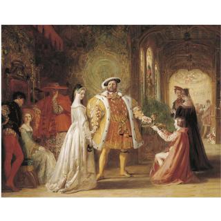 Daniel Maclise, R.A. - British Henry Viii\'S First Interview With Anne Boleyn