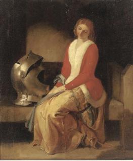 Daniel Maclise R.A. - Faraway thoughts