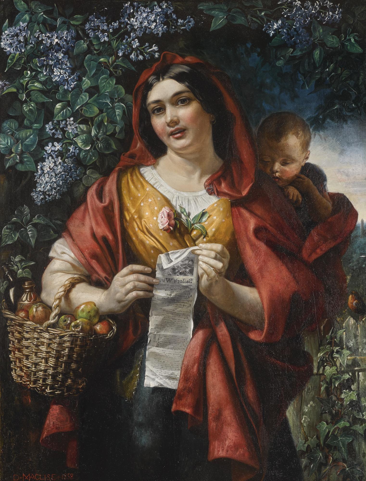 Daniel Maclise, R.A. - The Ballad Seller