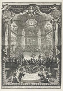 Daniel Marot The Elder - Ball In The Oranjezaal Of Huis Ten Bosch Palace
