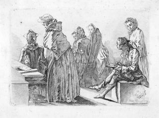 Daniel Nicolas Chodowiecki - 66 Bll.: Verschiedene Darstellungen und Kalenderblätter.