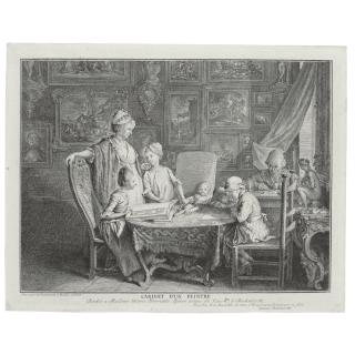 Daniel Nikolaus Chodowiecki - Cabinet D\'Un Peintre (Engelmann 75; Bauer 136)