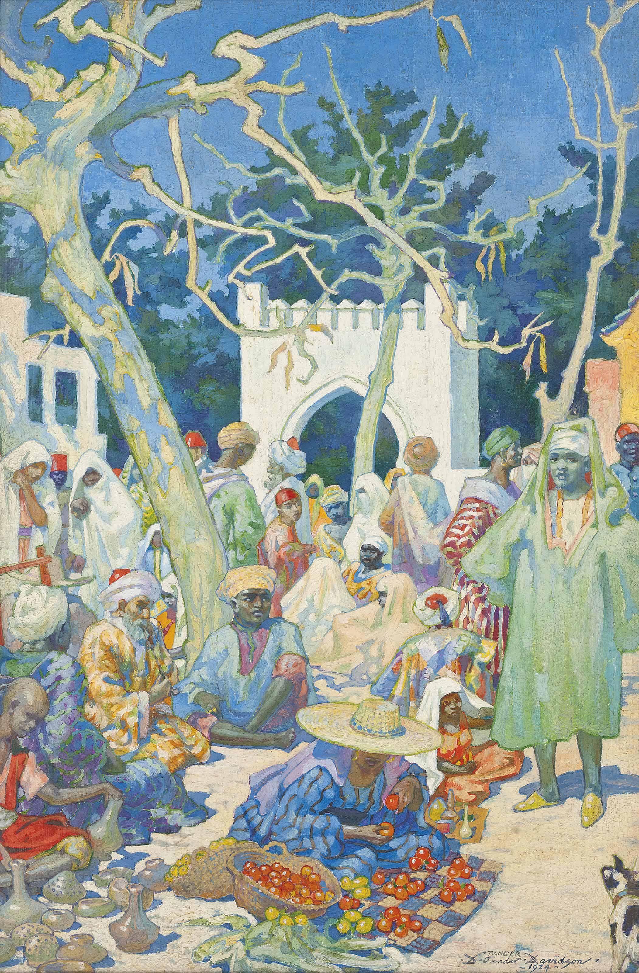 Daniel Pender-Davidson - The Bazaar, Tangier