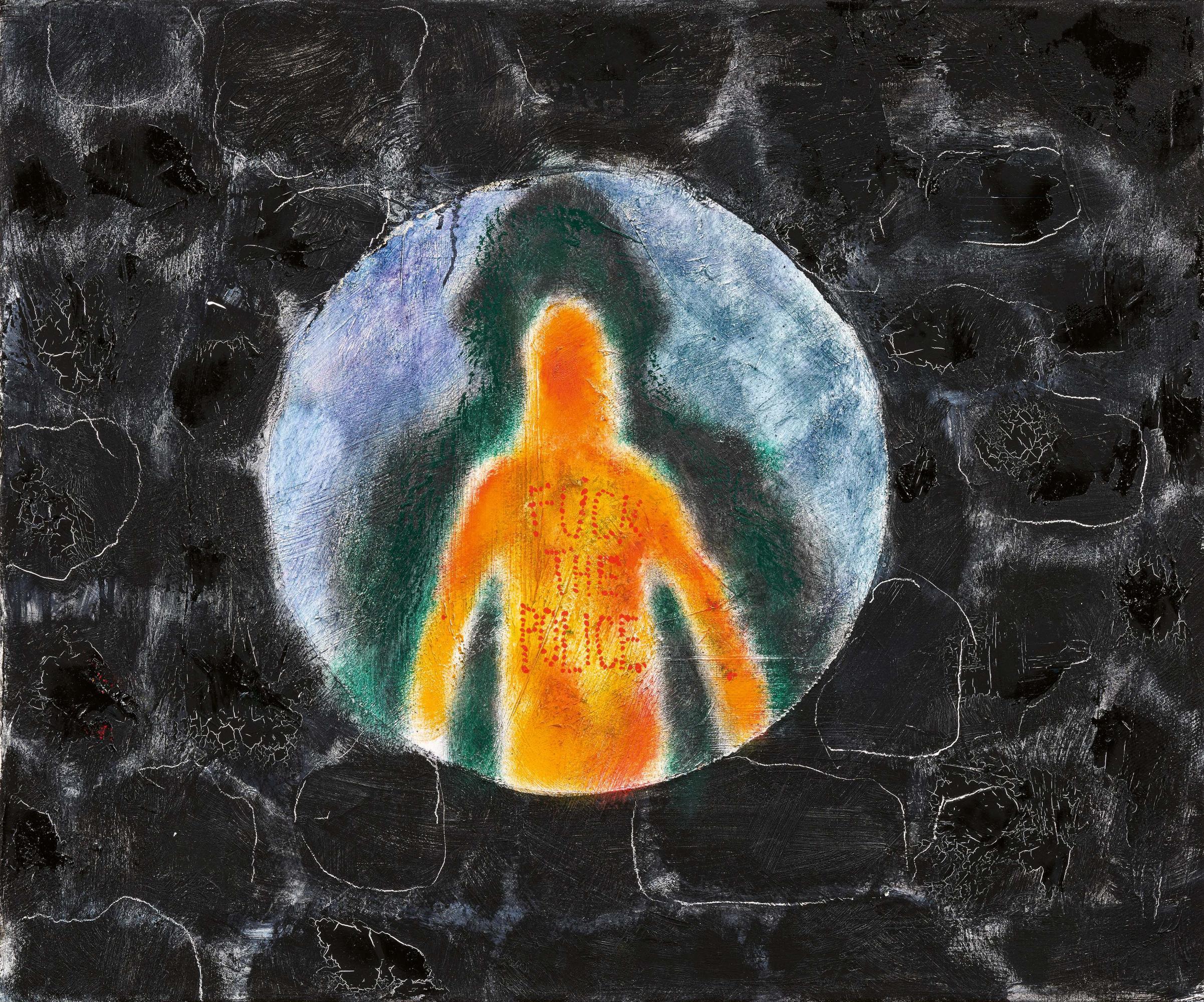 Daniel Richter - Ohne Titel (Fuck The Police).