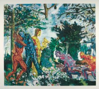 Daniel Richter - „Zur Einheit durch den Wald“.