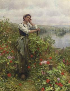 Daniel Ridgway Knight - A Pensive Moment