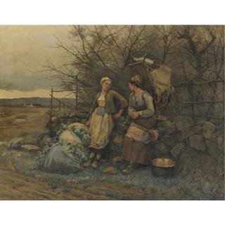 Daniel Ridgway Knight - American Maidens Waiting