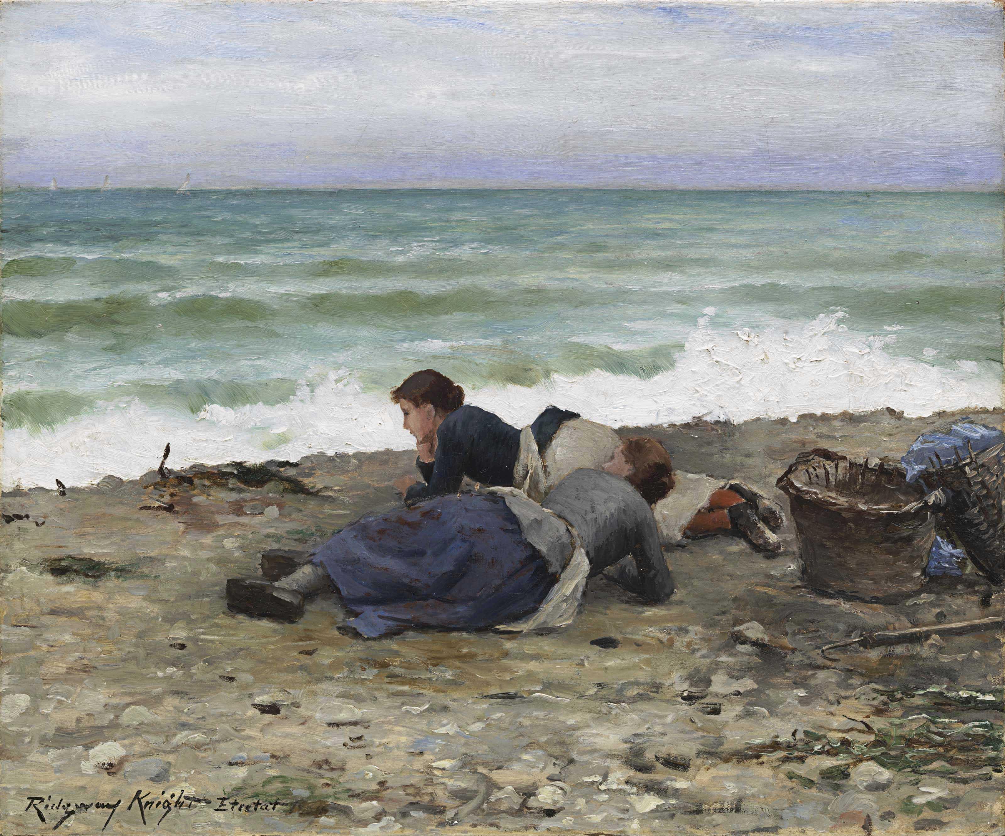 Daniel Ridgway Knight - High Tide, Étretat