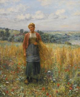 Daniel Ridgway Knight - Jeannine Gleaning