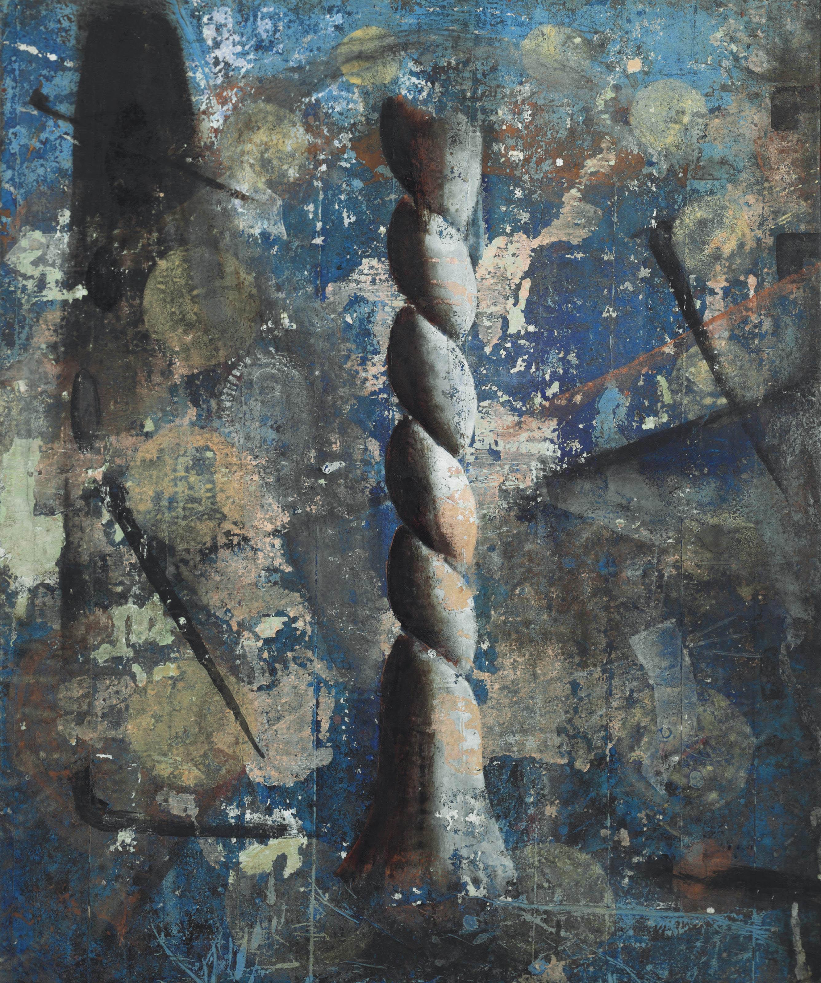 Daniel Senise - Untitled (from the series Trenzas)