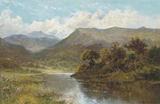 Daniel Sherrin - A river in a mountainous landscape
