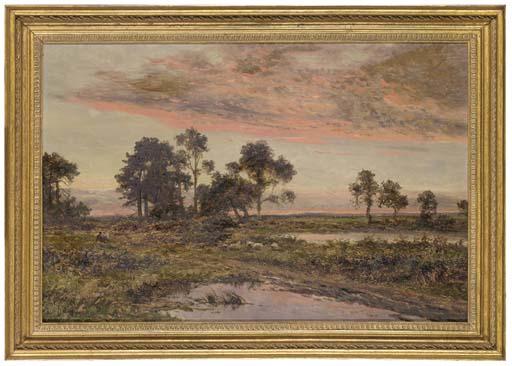 Daniel Sherrin - Evening on the common - after rain