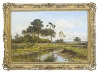 Daniel Sherrin - Figures seated by a river