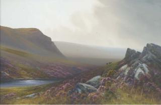 Daniel Sherrin - Rain clearing, Belstone Moors, Dartmoor (illustrated); and Cawsand Beacon, Dartmoor