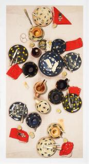 Daniel Spoerri - Der Alphornbläser (Albert Anker Tisch)