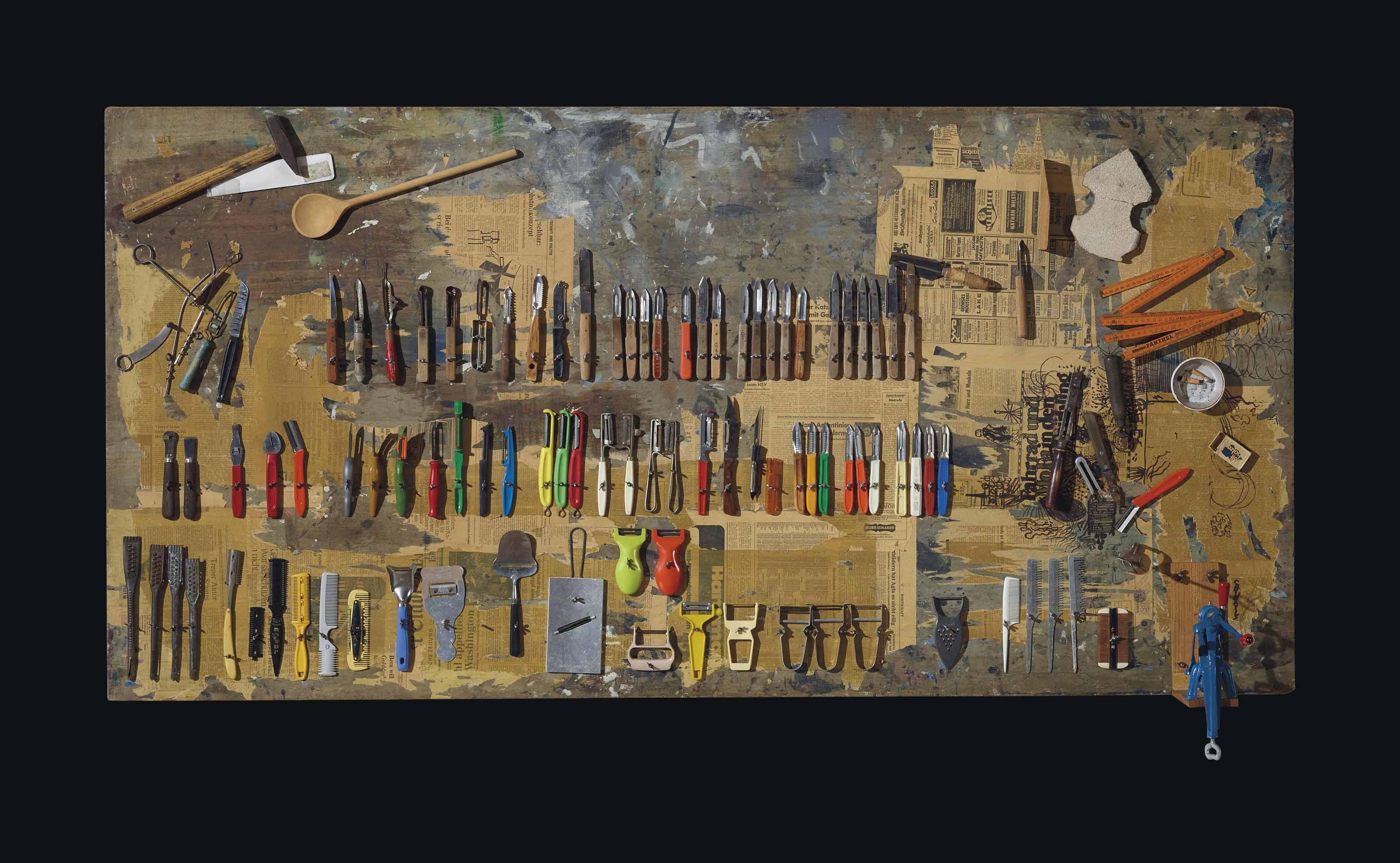 Daniel Spoerri - Herdöpfelschälerli, 1963-1979